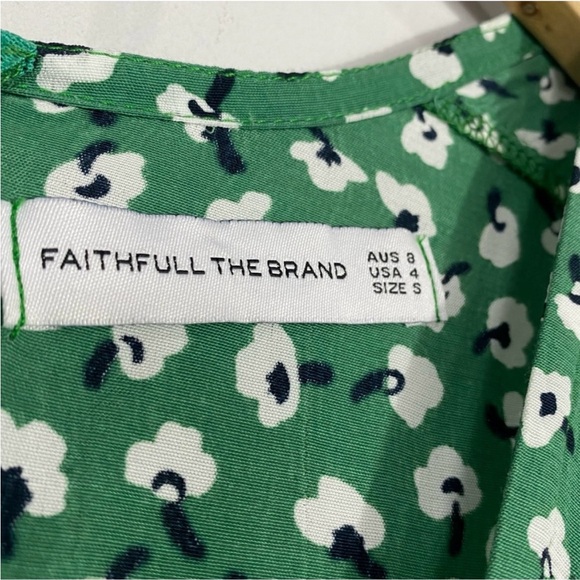 FAITHFULL THE BRAND Nina Midi Dress in Size 4 - Picture 9 of 9